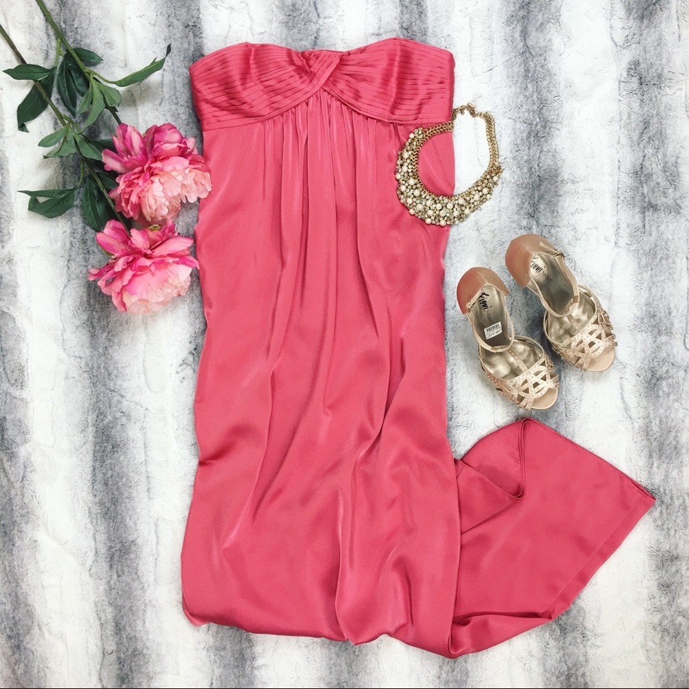 bcbgmaxazria • strapless gown